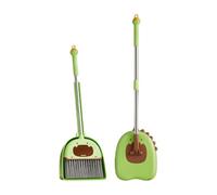 Qianly Mini Scopa E Paletta per Bambini, Set per Giocare a Fare Le Pulizie, Scopa Set con Scopa