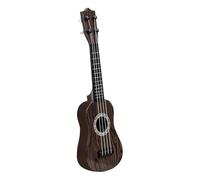 Qianly Mini Ukulele Giocattolo per Bambini, Chitarra per Bambini, Giocattolo Musicale Educativo per L'apprendimento Precoce, Adatto a Bambini Dai 3 Anni, Marrone scuro