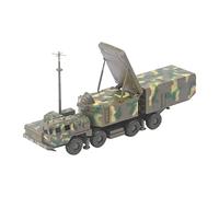 Qianly Modellino di Veicolo da Costruzione, Camion Militare Assemblabile, Funzionale, in Plastica, Adatto per La Collezione E La Decorazione dei, Verde