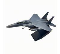 Qianly Modello di Caccia con Supporto Militare Modello di Aereo con Supporto Realistico Aereo da Caccia in Miniatura per Scrivania, 1/100 F-15E Nuova Livrea