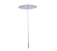 Qianly Ombrellone da Esterno per Piante con Picchetto, Facile da Installare, Pratico per Ombreggiare Le Piante, Proteggere dal Sole per Aiuole, Bianco