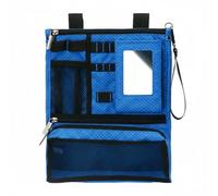 Qianly Organizer Pieghevole Carrello da Golf Resistente Organizer per Carrello da Golf Leggero, Blu