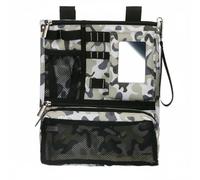 Qianly Organizer Pieghevole Carrello da Golf Resistente Organizer per Carrello da Golf Leggero, Grigio Mimetico