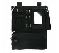 Qianly Organizer Pieghevole Carrello da Golf Resistente Organizer per Carrello da Golf Leggero, Nero