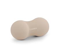 Qianly Pallina da Massaggio a Forma di Arachide Portatile P da Massaggio a Forma di Arachide Antiscivolo Massaggiatore per Casa, Beige