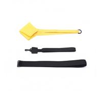 Qianly Paracadute Resistenza Nuoto Pieghevole e Portatile Paracadute da Traino per Nuoto Materiale Leggero per Nuotatori, Atleti, Giallo, 30CM