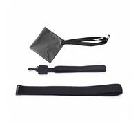 Qianly Paracadute Resistenza Nuoto Pieghevole e Portatile Paracadute da Traino per Nuoto Materiale Leggero per Nuotatori, Atleti, Nero, 40CM