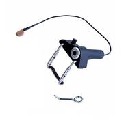 Qianly Pickup per Violino Trasduttore Piezo Microfono Clip Sensore Leggero Conchiglia in Legno Montaggio Senza Distorsione Adatto per Esibizioni Dal Studio, CV-17 Con Regolazione Del Volume