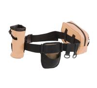 Qianly Porta Canna da Pesca Cintura Pesca Regolabile con Contenitore Impermeabile Porta Accessori Scomparti Adatta per Pescatori Viaggi di Pesca Ges, Cachi