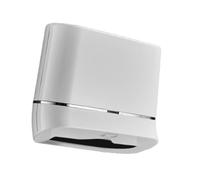 Qianly Porta Carta Igienica, Facile Installazione, Organizer, Organizzazione, Scatola per Fazzoletti, Distributore di Fazzoletti, Contenitore per Bagno in, Bianco Senza Trapano