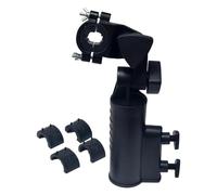 Qianly Porta Ombrelli Golf Supporto Ombrello Portaombrelli Regolabile Accessorio Universale in Pp E Metallo Resistente al Adatto per Golf Bicicletta