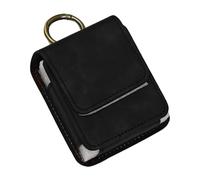 Qianly Porta Telefono 8x3x9,3 Cm, Portatile, Multiuso, in Pelle, per Ciclismo, Arrampicata, Escursionismo Quotidiano, Lavoro, nero