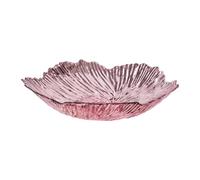 Qianly Portafrutta Alzatina Da Tavolo Organizzatore per Snack E Vassoio Decorativo Realizzato in Materiale PET Adatto per Inaugurazioni di Uffici, Rosa