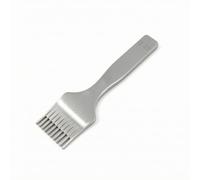 Qianly Punzone a Forchetta Preciso Punzone con Dieci Denti Resistente Utensile per Artigiani, Appassionati di Fai da Te, Lavorazione Del Cuoio, Distanza Tra I Denti 3.38mm, 10 Denti