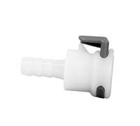 Qianly Raccordo Rapido Connettore Femmina Parte di Ricambio Giunto Dritto Accoppiamento per Tubo Progettato per Uso con Una Mano Adatto per Manutenzione di, 6.4 Mm