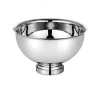 Qianly Rinfrescatore Lucidato a Specchio Secchiello Elegante Portabottiglie per Ristoratori, Sommelier, Ristoranti, Bar, Argento