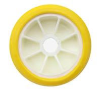 Qianly Rullo per Rimorchio Barca Marino Oscillante Ricambio Ruota per Alaggio Hardware per Yacht Materiale Leggero Adatto per Configurazioni, Giallo