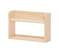 Qianly Scaffale da muro di scaffale in legno in legno Spazio di salva, Wood 30x12x20cm