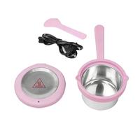 Qianly Scaldacera elettrico da 200 ml per la depilazione di, ideale per uso domestico e professionale in salone, Rosa