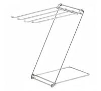Qianly Scolapiatti Acciaio Inossidabile Porta Strofinacci Supporto Portasciugamani Stand Deumidificante Ventilato Pieghevole per Cucina Bancone Adatto per, Cappuccio In Gomma