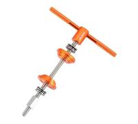 Qianly Set Attrezzi Rimozione Movimento Centrale Pressa Cuscinetti Sfera Installazione Materiale Leggero in Alluminio E Acciaio Adatto per Riparazion, Orangina