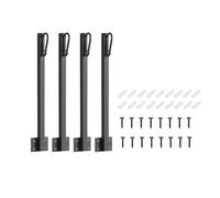 Qianly Set di 4 Lampioni da Esterno per Giardino, Illuminazione D'atmosfera, per