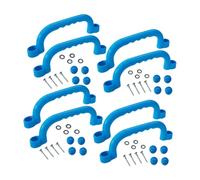 Qianly Set di 8 Maniglie per Struttura Da Arrampicata, Accessori per Giochi All'aperto per Bambini, Ideali per Il Giardino, Cielo Blu, Taglia unica bambino