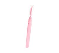Qianly Spazzola Ciglia Silicone per Applicazione Uniforme Separatore con Setole Resistenti Pettine Sopracciglia Definisci Ciglia con Coprilama Strume, Rosa