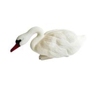 Qianly Statua di Cigno, Scultura da Nuoto, Ornamento Versatile, Decorazione per, richiamo per Cigno per Giardino, Piscina, Accessori per