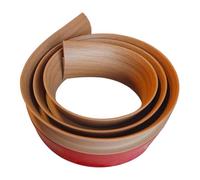 Qianly Striscia Parafuga Pavimento Autoadesiva Bordo di Transizione per Porta Profilo per Piastrelle Nastro di Copertura Fessure Materiale Robusto di Lunga D, Struttura Del Legno Giallo