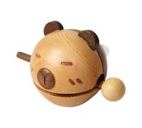 Qianly Strumento Musicale a Forma di Pesce in Legno, Mokugyo per la Meditazione, Capibara