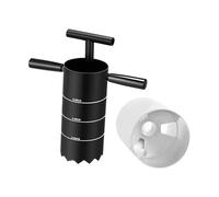 Qianly Tagliabuchi da Golf Manuale con Manico Smontabile E Tazza Inclusa in Acciaio Robusto per Pratica Put su Prato E Verde Adatto a Utilizzo Domestico Prep, 6 inch Three Hole