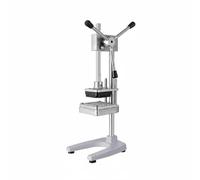 Qianly Tagliapatate Professionale Taglierina Affettatrice Pressa Verdure Sminuzzatore con Base Stabile Piedini Antiscivolo Taglio Rapido Uniforme Adatto per Ristorante Chioschi Cucina Domestica