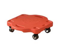 Qianly Tavola da Scorrimento per Bambini con Maniglia Attrezzo per Equilibrio E Coordinazione Materiale HDPE Resistente Adatto per attività Fisiche E Giochi, Orangina, M