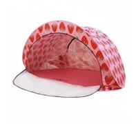 Qianly Tenda Parasole per Bambini Tenda Spiaggia Tenda Gioco Tenda Portatile Montaggio Senza Sforzo in Poliestere con Protezione Solare E Borsa Circolare, Fragola, Con Porta