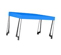 Qianly Tendalino Parasole per Uso su Carro con Portapacchi per Carrelli da Campeggio da 8 Pollici, Blu
