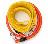 Qianly Tennis Attrezzo per Allenamento Tennis Cinturino Regolabile Cavo Elasto Resistente Moschettoni Solidi in in Nylon per Schemi di Colpo E Memoria