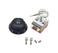 Qianly Termostato per Forno con Interruttore di Temperatura Regolabile con Manopola Del Termostato, Resistente All'usura