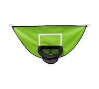 Qianly Trampolino Canestro da Basket Facile Installazione Telaio da Basket Accessori per Tutte Le età, Verde