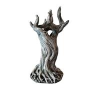 Qianly Vaso in Resina a Forma di Tronco D'albero, Portafiori Da Scrivania Alto 7,8 Pollici