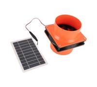 Qianly Ventilatore di Scarico Solare 12V Silenzioso per Yacht, Posto Auto Coperto