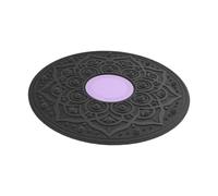 Qianly Wobble Balance Board per Rafforzamento Muscoli Tavola Core Training Rotabile Piastra Esercizi Stabilità Attrezzo Ginnico Equilibrio Materiale PP Adatt, Viola