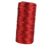 Qianly Wrapping Twine String Durevole Cordoncino Decorativo per Bouquet Filo per Pacchi Regalo Accessorio Creativo Poliestere Adatto per Confezioni Regalo La, Rosso