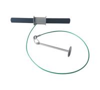 Qianly Wrist Forearm Exerciser Rullo Polso Avambraccio Attrezzo Presa Manubrio Strumento Braccia Compatibile con Dischi Pesi Regolabili Cavo Acciaio Ro