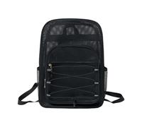 Qianly Zaino da palestra in rete con tracolla regolabile, borsa da spiaggia portatile alla moda, borsa portaoggetti per il fitness, per escursioni