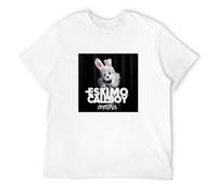 Qianqianzhi Men's Eskimo Callboy Exercise T-Shirts White L