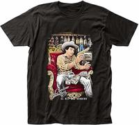 Qianqianzhi Men's Gudu Chalino Sanchez Corridos Unisex Black T-Shirts Black 3XL
