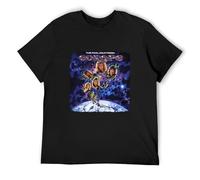 Qianqianzhi Men's Huaj Europe The Final Countdown Album T-Shirts Black M