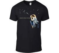 Qianqianzhi Men's Simply Red Mens Women 100% Cotton Stars Home Flame CD Book Mick Hucknall Life Blue Sting B T-Shirts Black XL