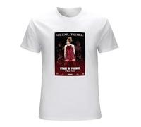 Qianqianzhi Men's Special Present Mylène Farmer Stade De France Gifts Movie Fans T-Shirts White XL